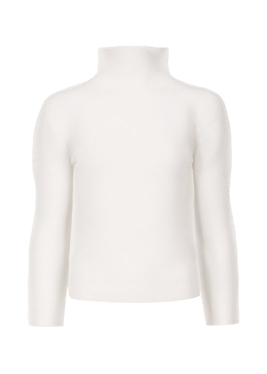 STRETCH PLEATS、ウィメンズ_トップス_トップ、ホワイト