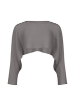 DOLMAN STRETCH PLEATS 1、ウィメンズ_トップス_トップ、グレー