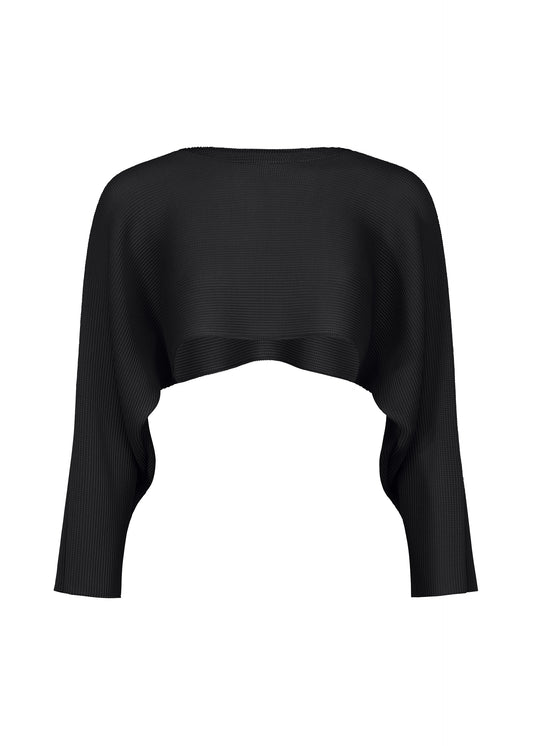 DOLMAN STRETCH PLEATS 1、ウィメンズ_トップス_トップ、ブラック