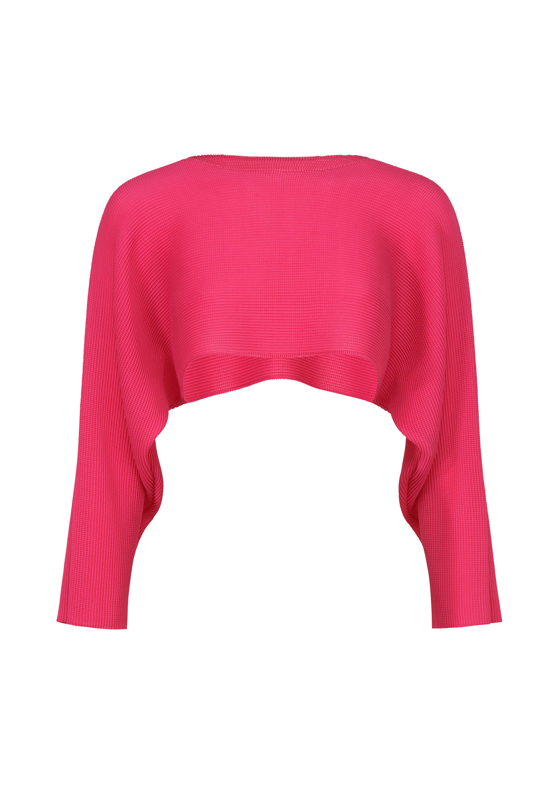 DOLMAN STRETCH PLEATS 1、ウィメンズ_トップス_トップ、ピンク