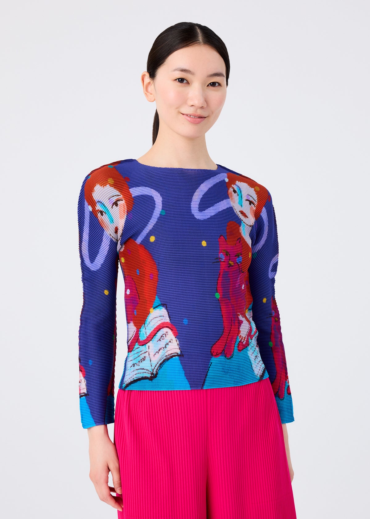 CAT、ウィメンズ_トップス_トップ、着用画像1