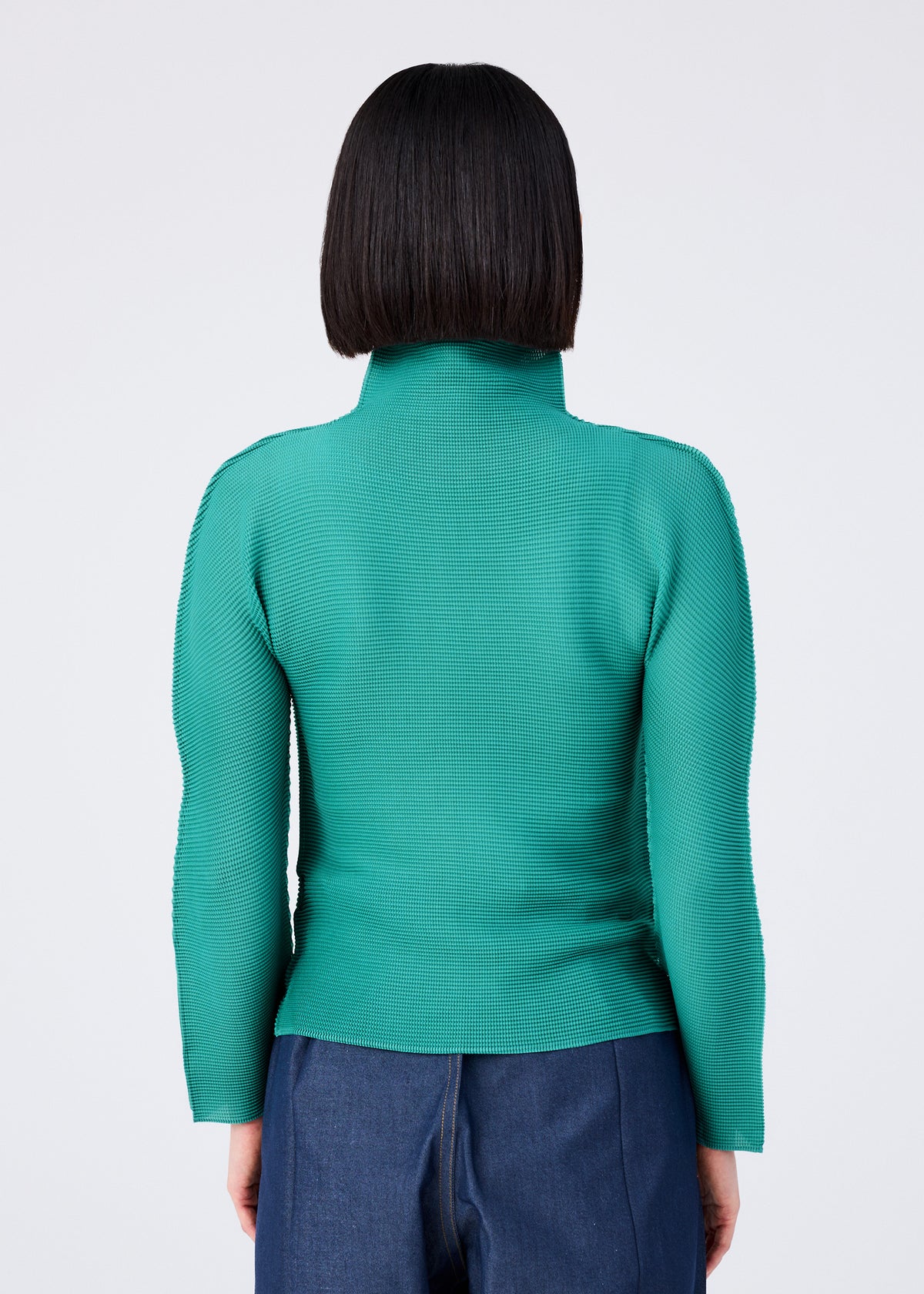 STRETCH PLEATS 2、ウィメンズ_トップス_トップ、着用画像2