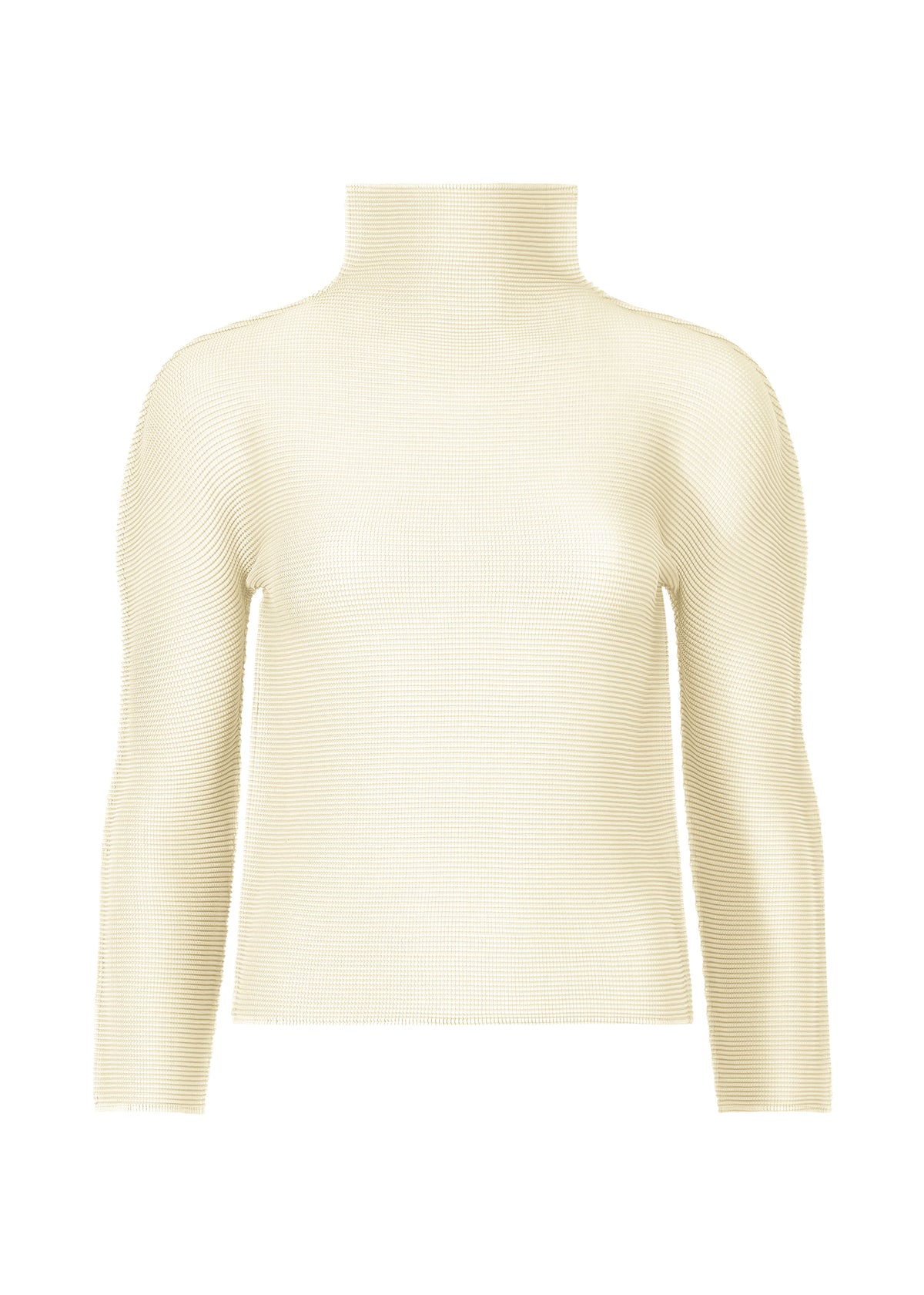 STRETCH PLEATS 2、ウィメンズ_トップス_トップ、ホワイト