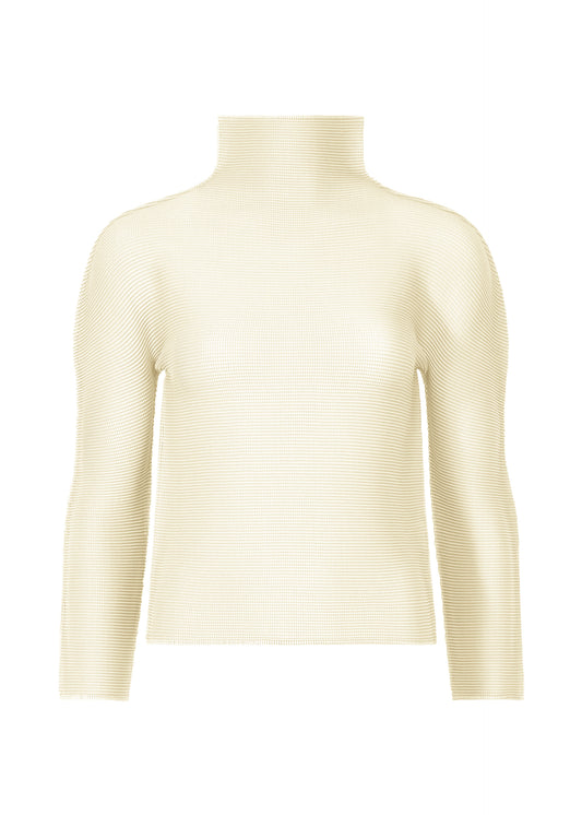 STRETCH PLEATS 2、ウィメンズ_トップス_トップ、ホワイト