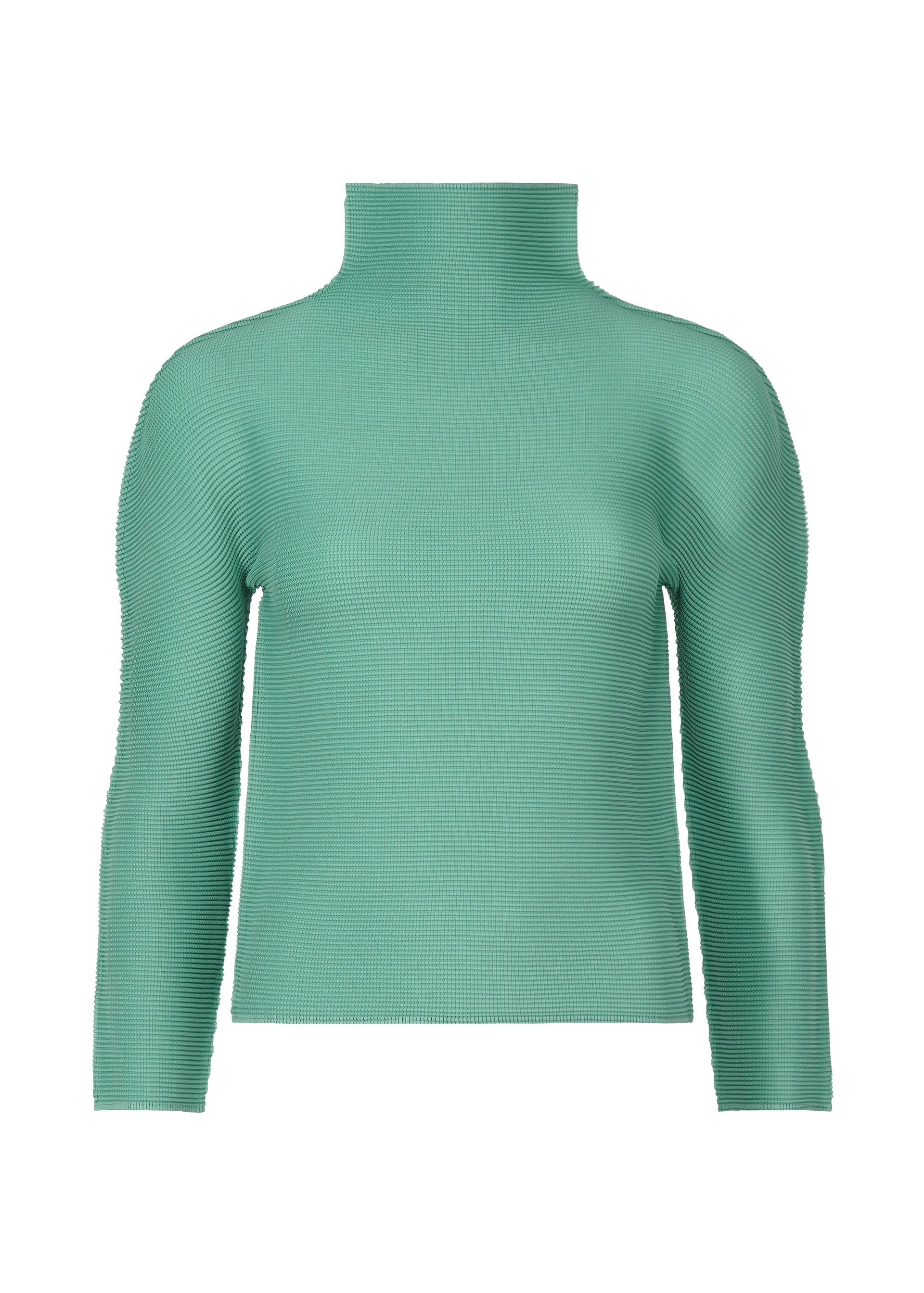 ISSEY MIYAKE ミントグリーン長袖トップス STRETCH PLEATS 2 – isseymiyake.com