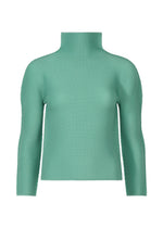 STRETCH PLEATS 2、ウィメンズ_トップス_トップ、グリーン