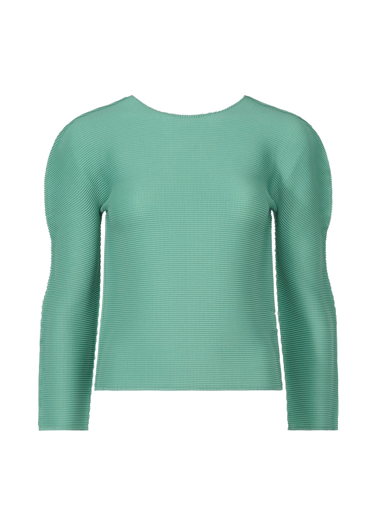 STRETCH PLEATS 2、ウィメンズ_トップス_トップ、グリーン