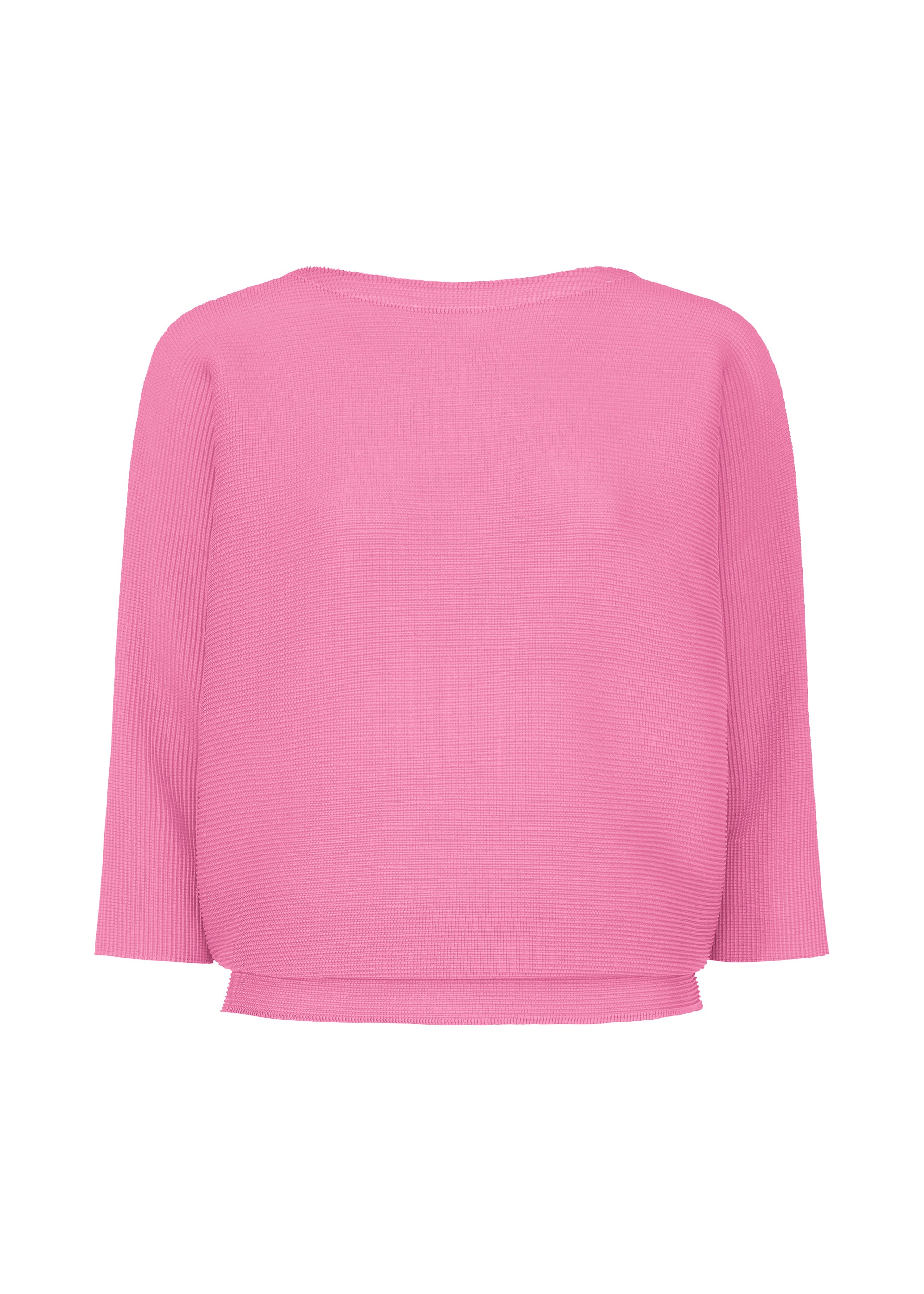 DOLMAN STRETCH PLEATS 2、ウィメンズ_トップス_トップ、ピンク