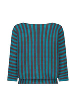 MAGIC STRIPE、ウィメンズ_トップス_トップ、ブルー、ブルー