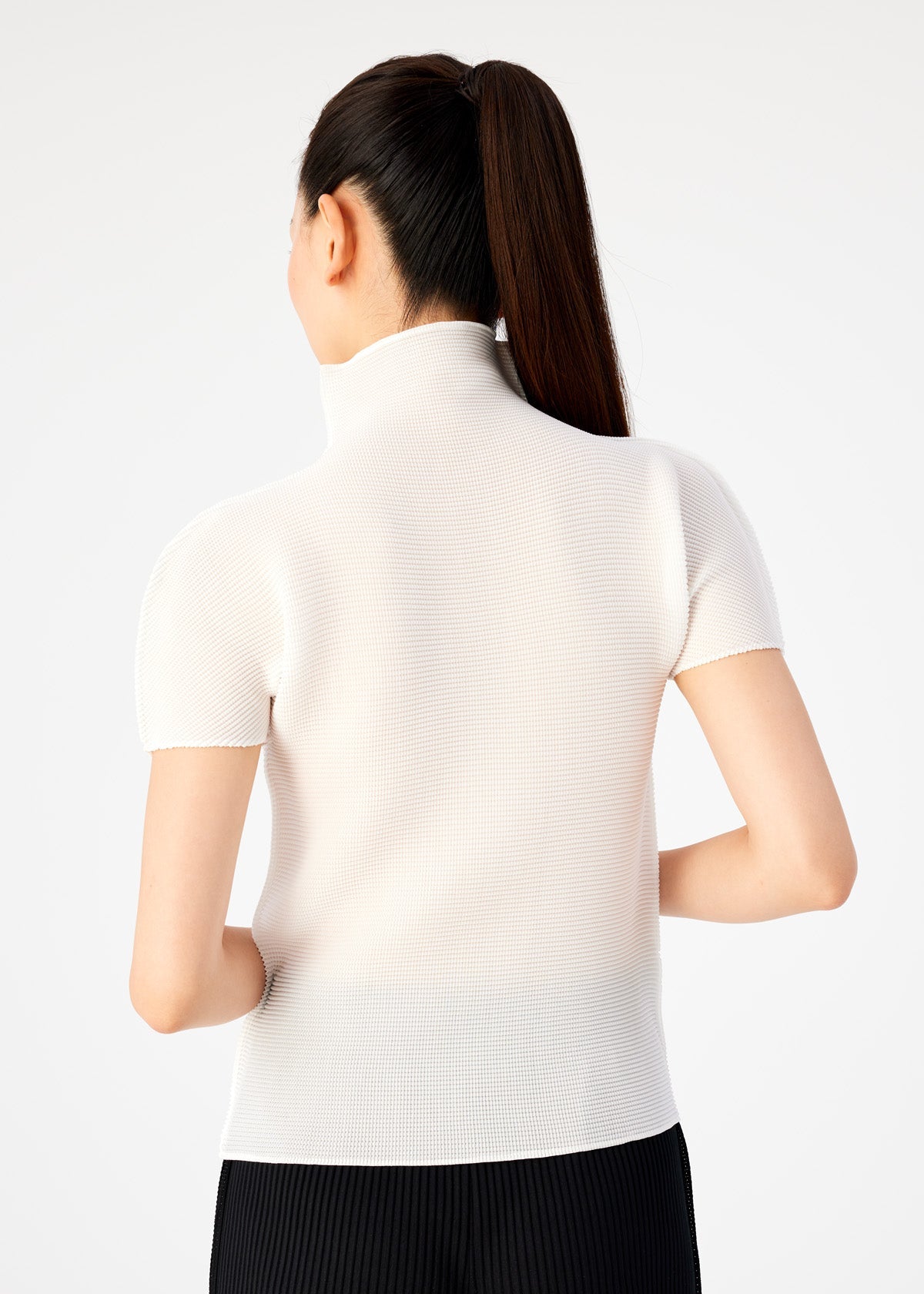 STRETCH PLEATS、ウィメンズ_トップス_トップ、着用画像2