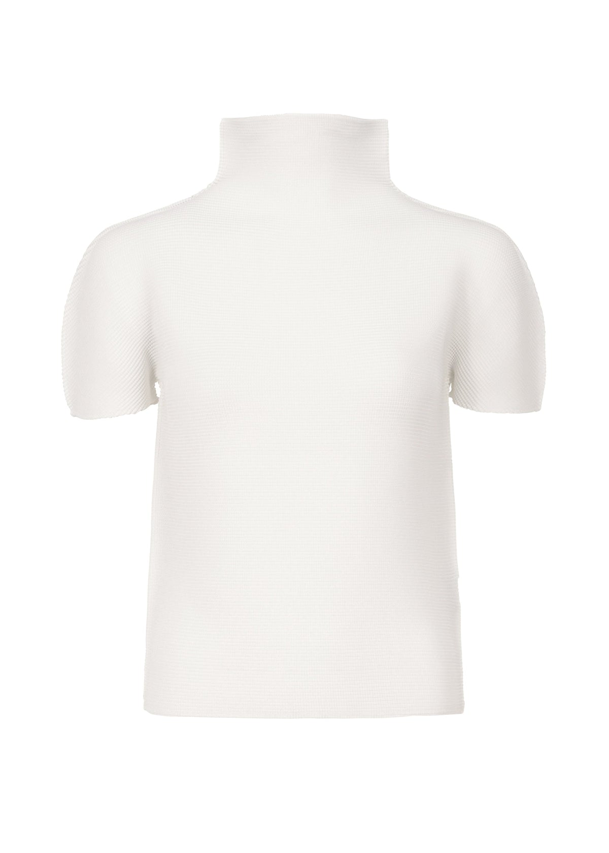 STRETCH PLEATS、ウィメンズ_トップス_トップ、ホワイト