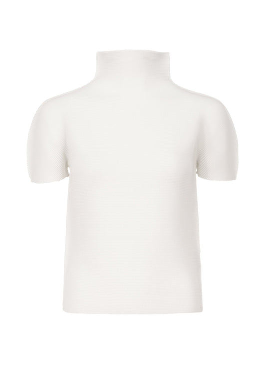 STRETCH PLEATS、ウィメンズ_トップス_トップ、ホワイト