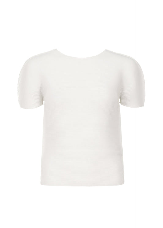 STRETCH PLEATS、ウィメンズ_トップス_トップ、ホワイト