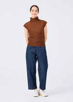 STRETCH PLEATS 4、ウィメンズ_トップス_トップ、着用画像3