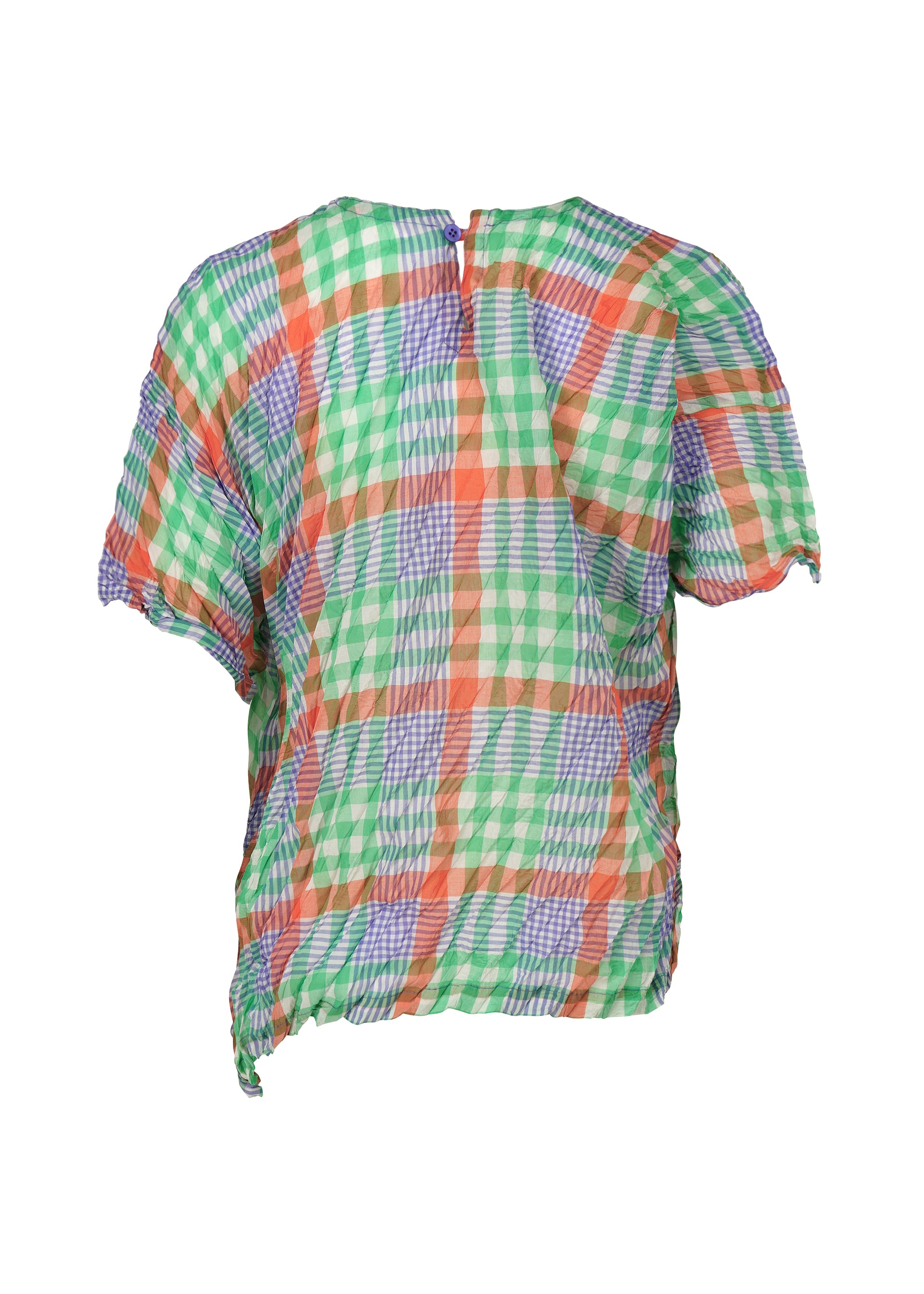 CHECK WHIPPED PLEATS SHIRT – isseymiyake.com
