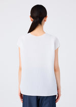 SQUARE STRETCH PLEATS、ウィメンズ_トップス_トップ、着用画像2