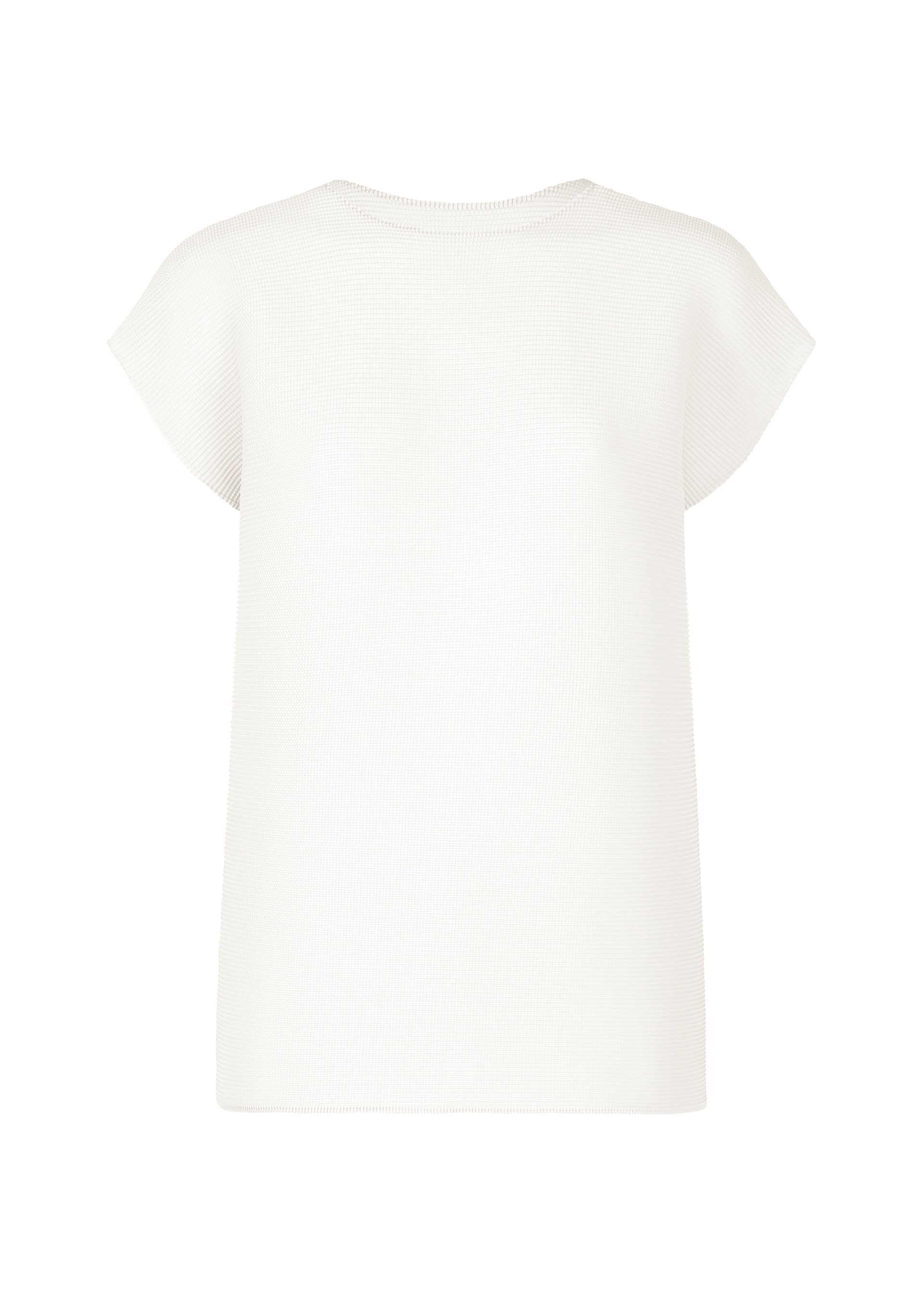 SQUARE STRETCH PLEATS、ウィメンズ_トップス_トップ、ホワイト