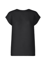 SQUARE STRETCH PLEATS、ウィメンズ_トップス_トップ、ブラック