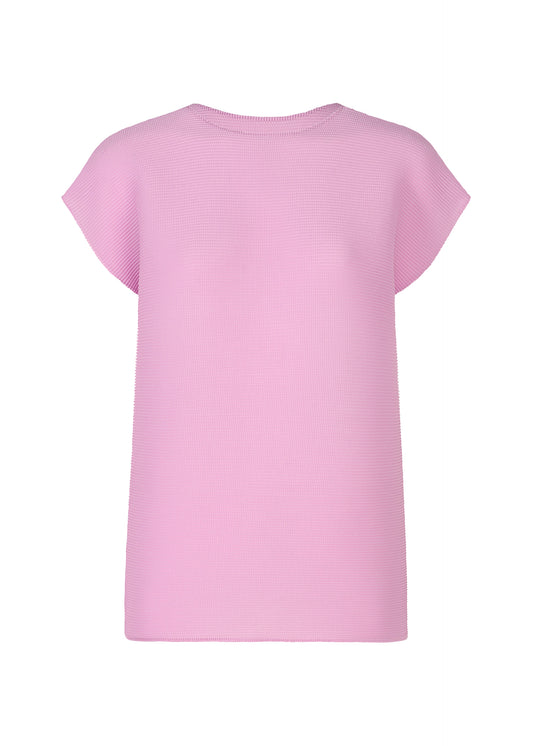 SQUARE STRETCH PLEATS、ウィメンズ_トップス_トップ、ピンク