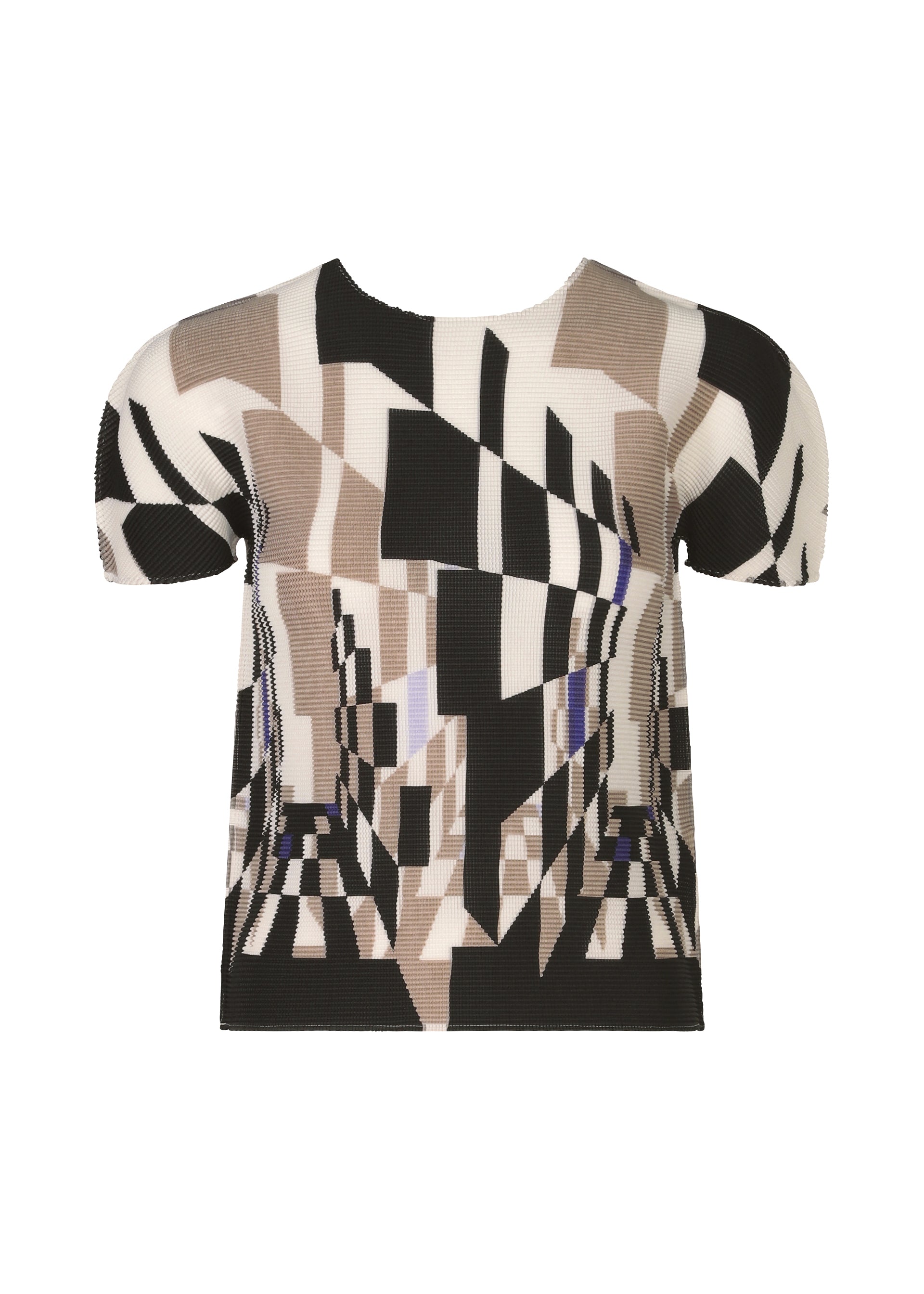 ISSEY MIYAKE me プリーツ　ハート柄　半袖　Tシャツ me ISSEY MIYAKE(ミーイッセイミヤケ) カラフルドットプリーツトップス