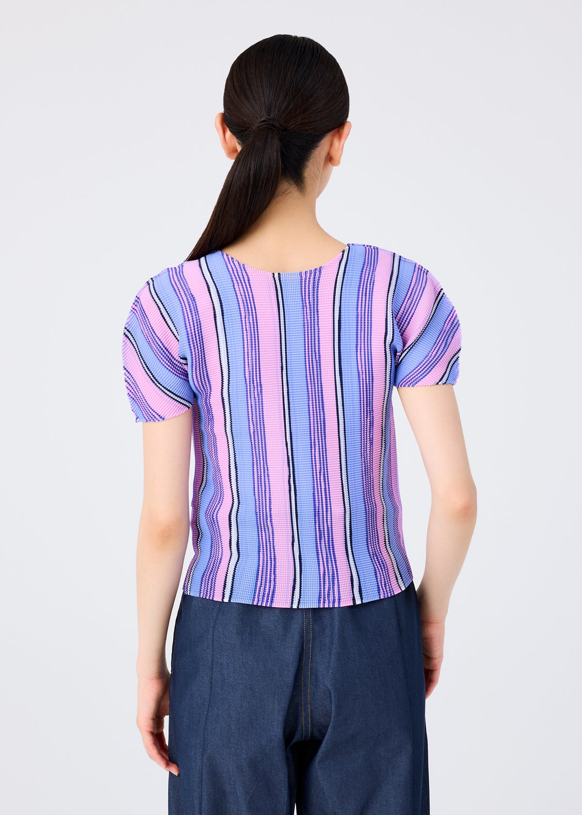SHIRT STRIPE、ウィメンズ_トップス_トップ、着用画像2