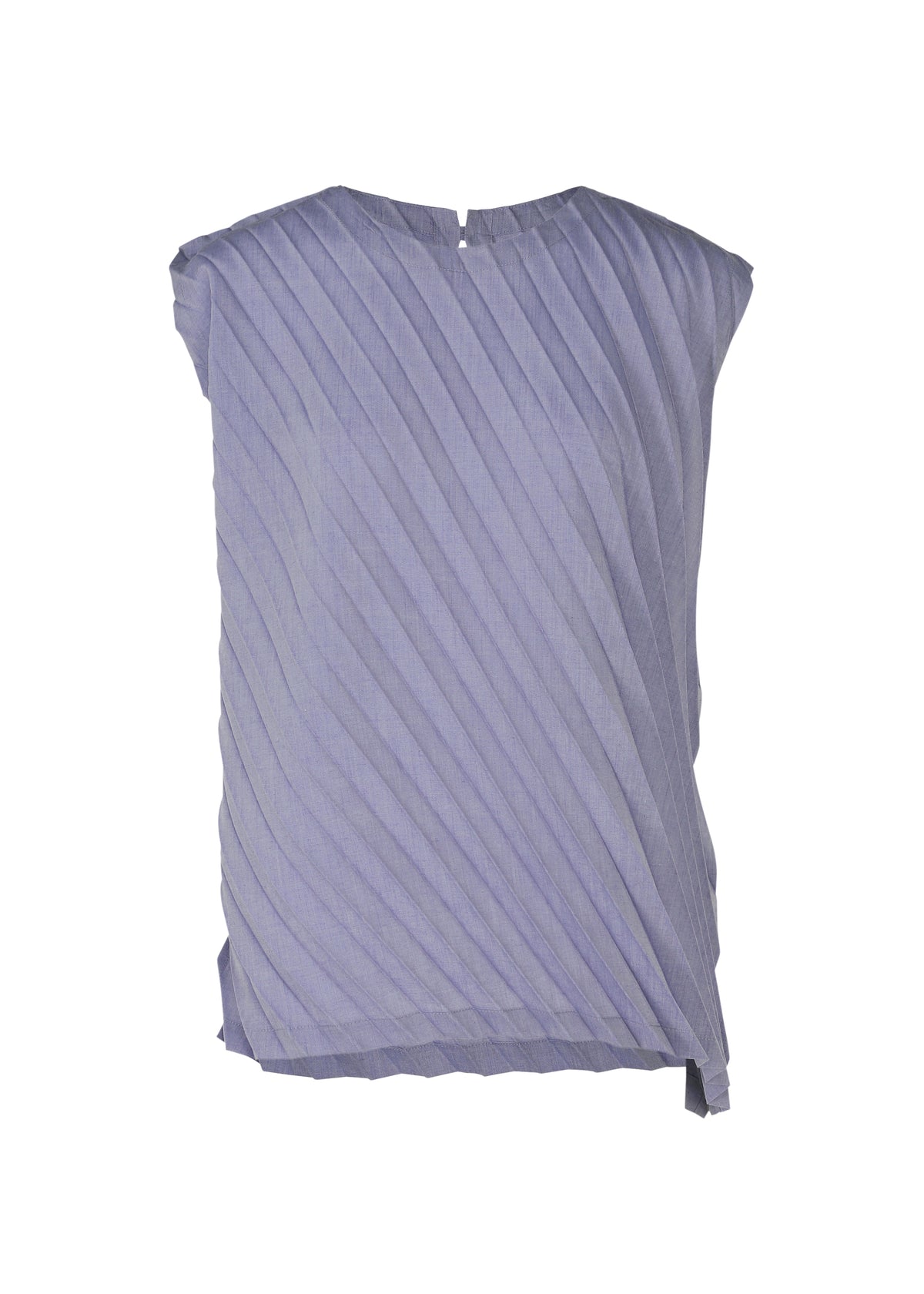 ANGLE PLEATS SHIRT、ウィメンズ_トップス_トップ、ブルー