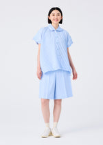 ANGLE PLEATS SHIRT、ウィメンズ_トップス_トップ、着用画像3