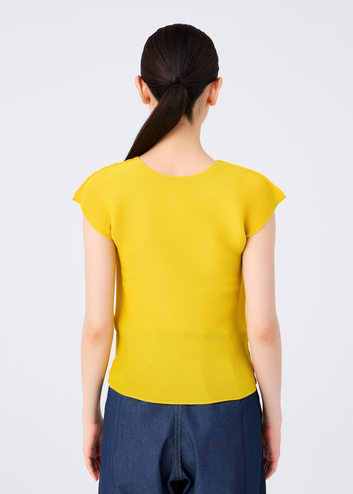 STRETCH PLEATS 6、ウィメンズ_トップス_トップ、着用画像2