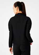 STRETCH PLEATS、ウィメンズ_トップス_カーディガン、着用画像2