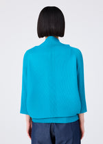 DOLMAN STRETCH PLEATS 2、ウィメンズ_トップス_カーディガン、着用画像2