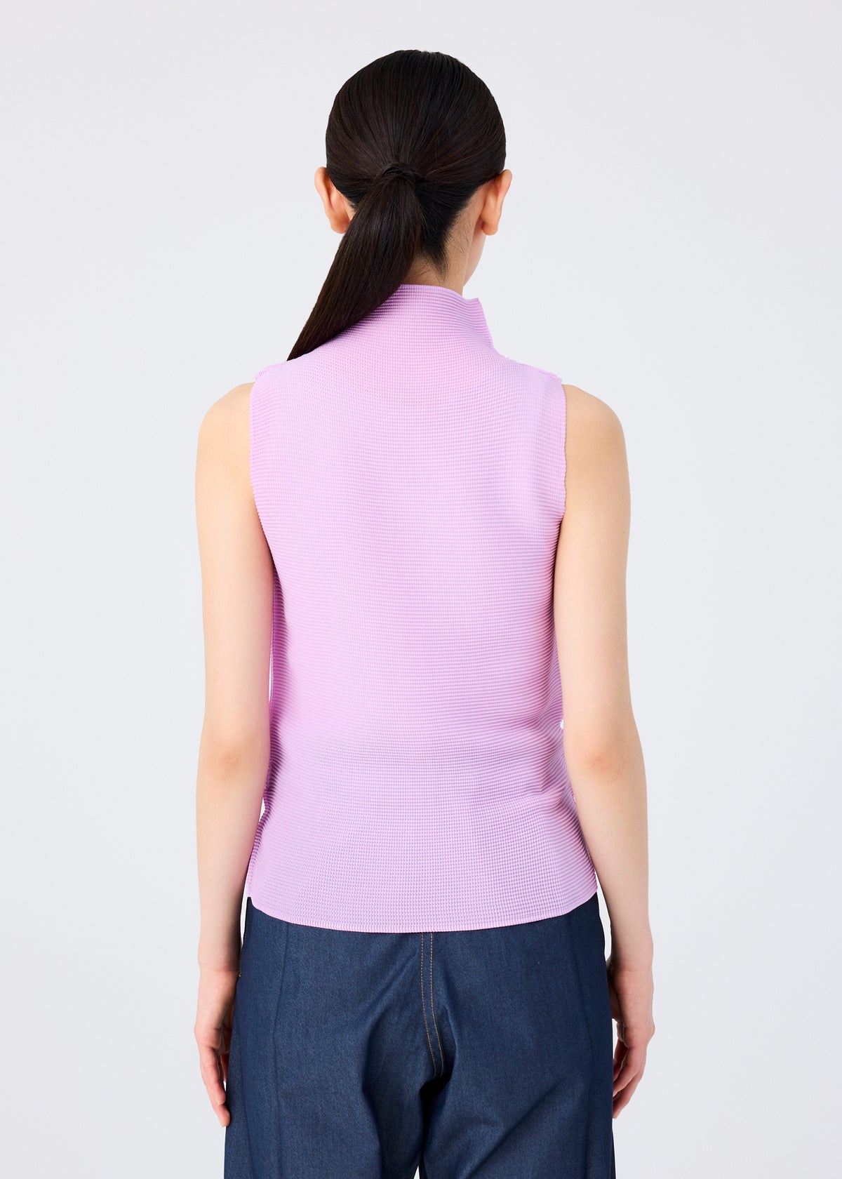 STRETCH PLEATS 5、ウィメンズ_トップス_トップ、着用画像2