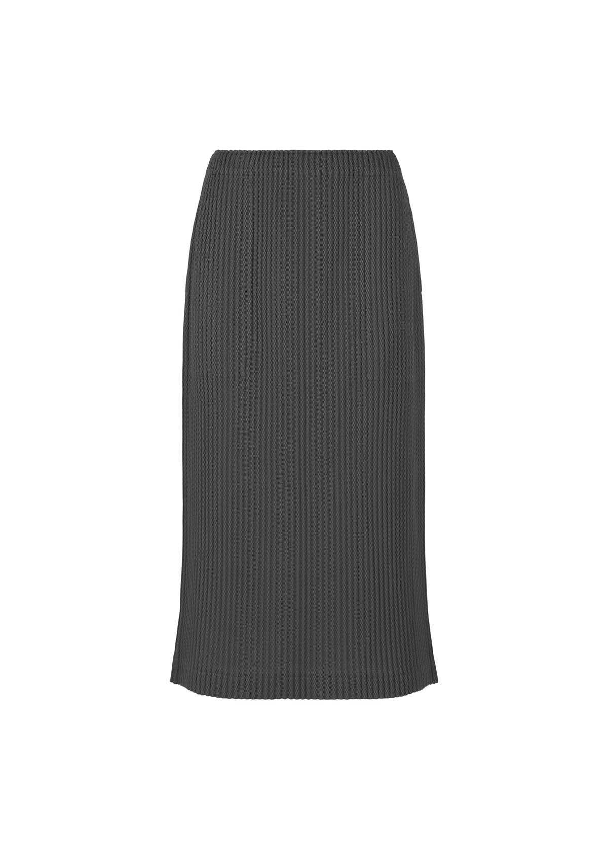 WARM MESH PLEATS、ウィメンズ_スカート、グレー