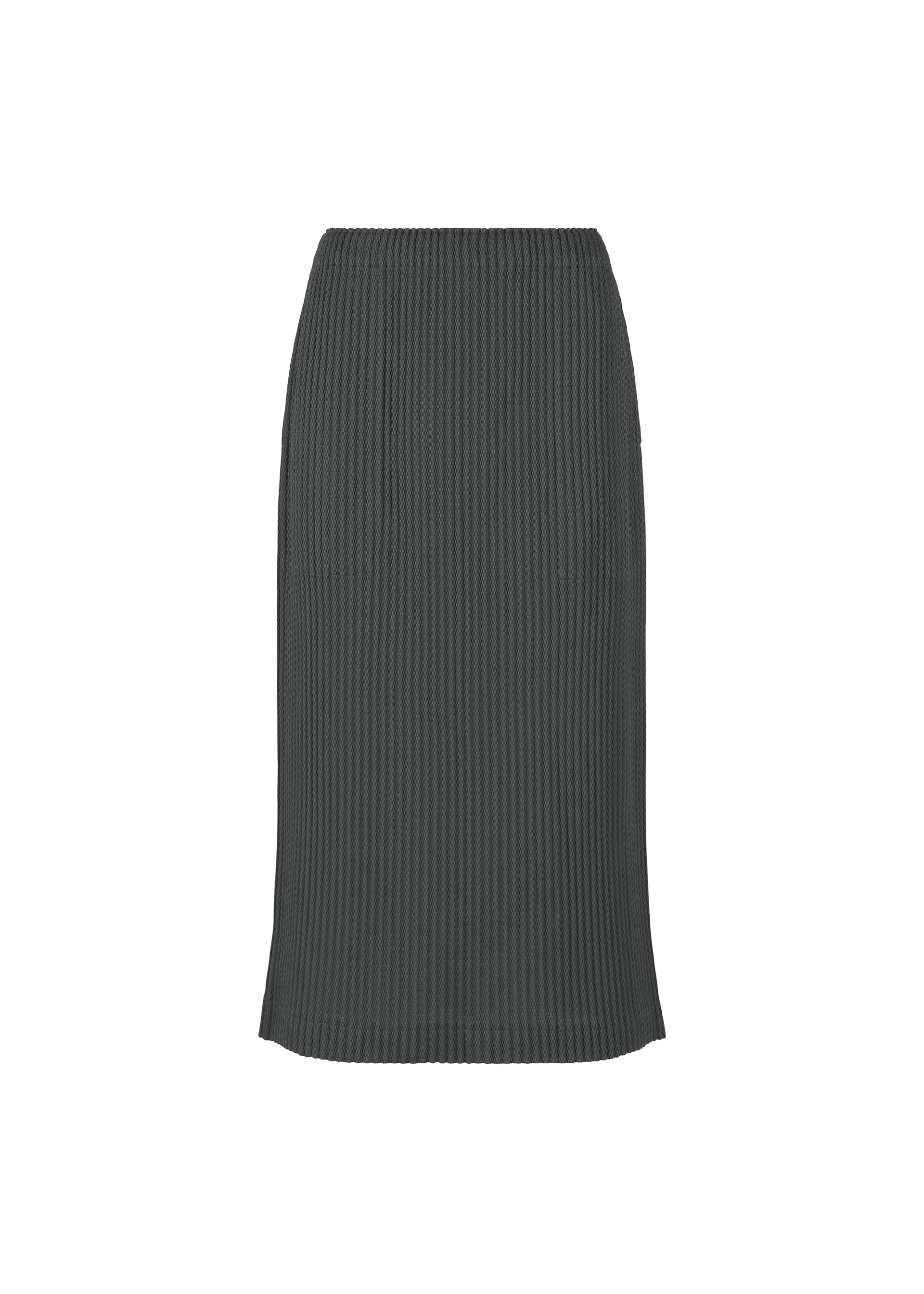 WARM MESH PLEATS、ウィメンズ_スカート、グレー