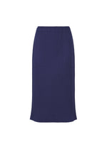 WARM MESH PLEATS、ウィメンズ_スカート、ブルー