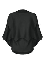 GIZA GIZA KNIT STRETCH PLEATS、ウィメンズ_トップス_トップ、ブラック