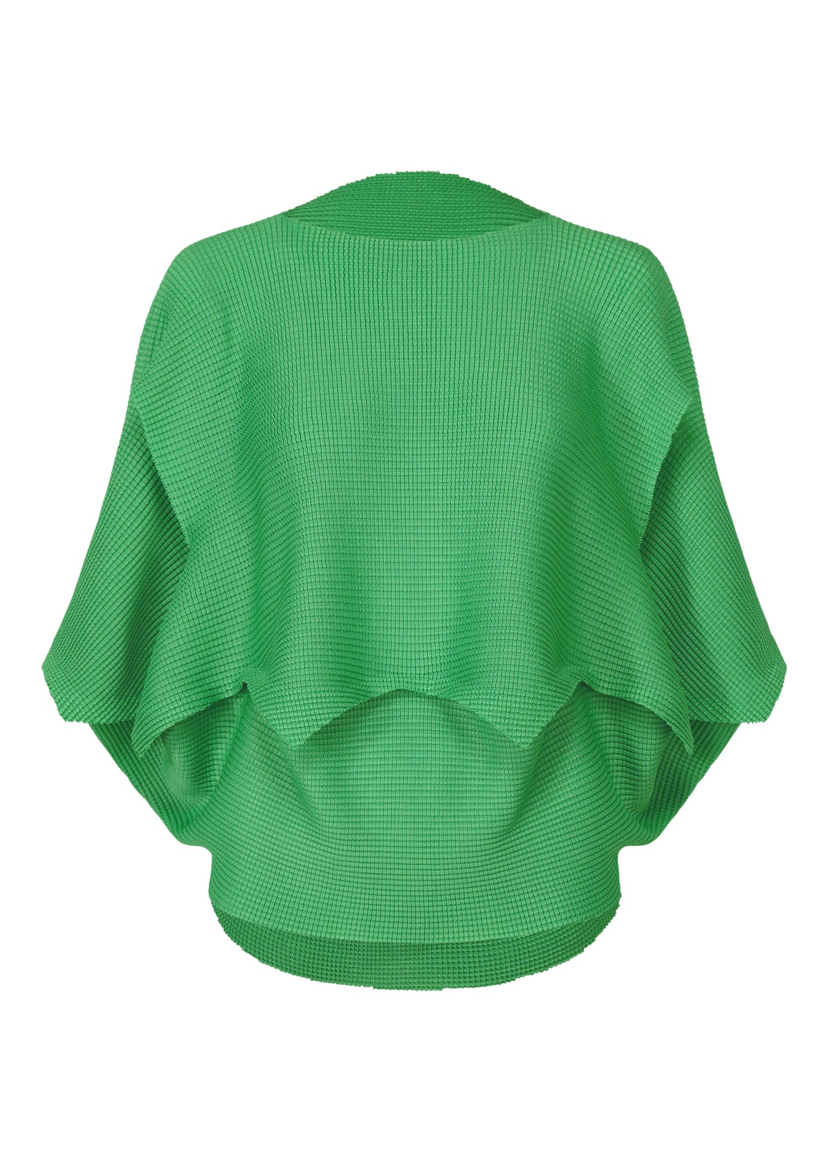 GIZA GIZA KNIT STRETCH PLEATS、ウィメンズ_トップス_トップ、グリーン