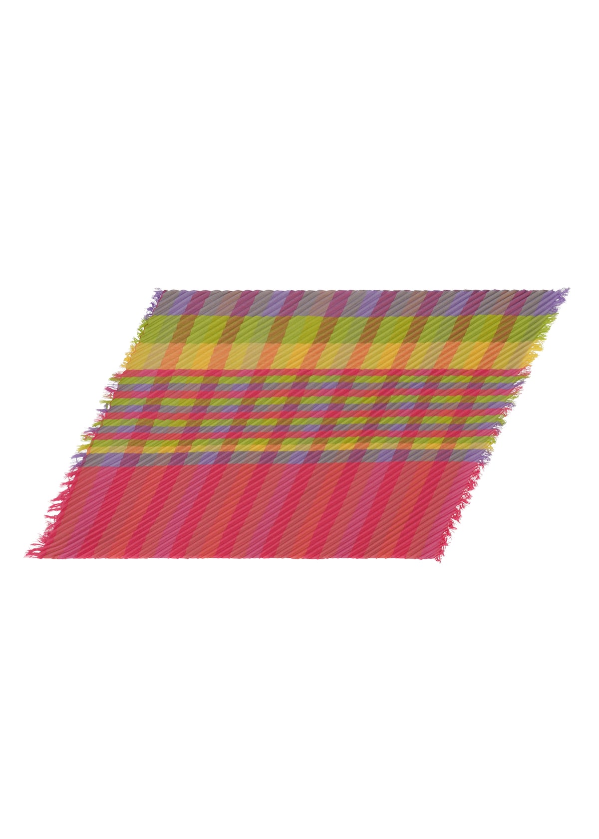 CHECK PLEATS STOLE – isseymiyake.com