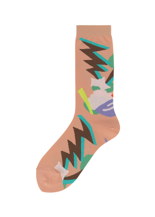 SURPRISE BOX SOCKS、アクセサリー&その他_レッグウェア&シューズ、オレンジ