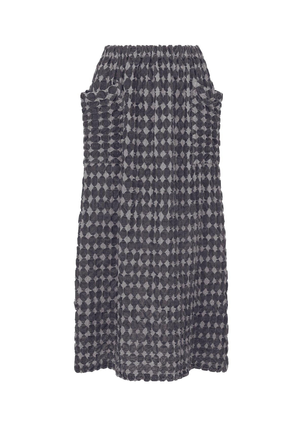 DIAMOND FLOCKY CAULIFLOWER、ウィメンズ_スカート、グレー