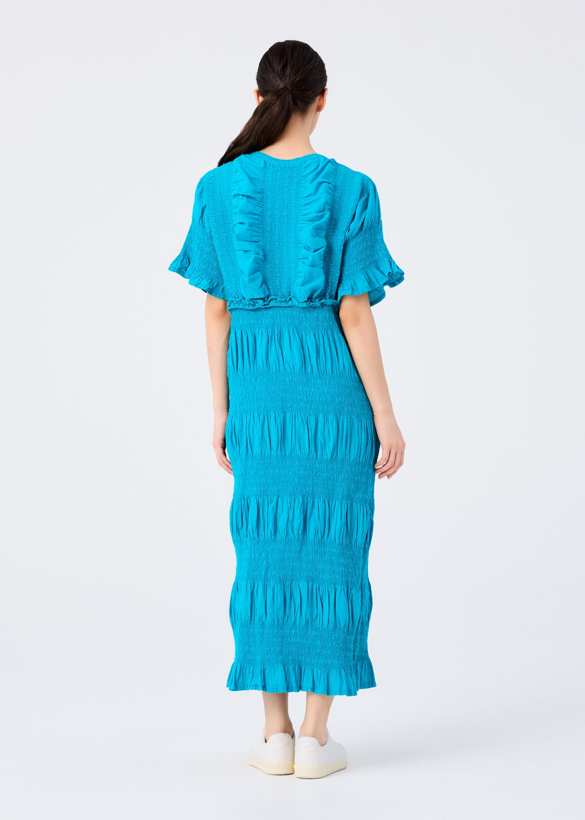 SHRINK STRIPE、ウィメンズ_ワンピース、着用画像2