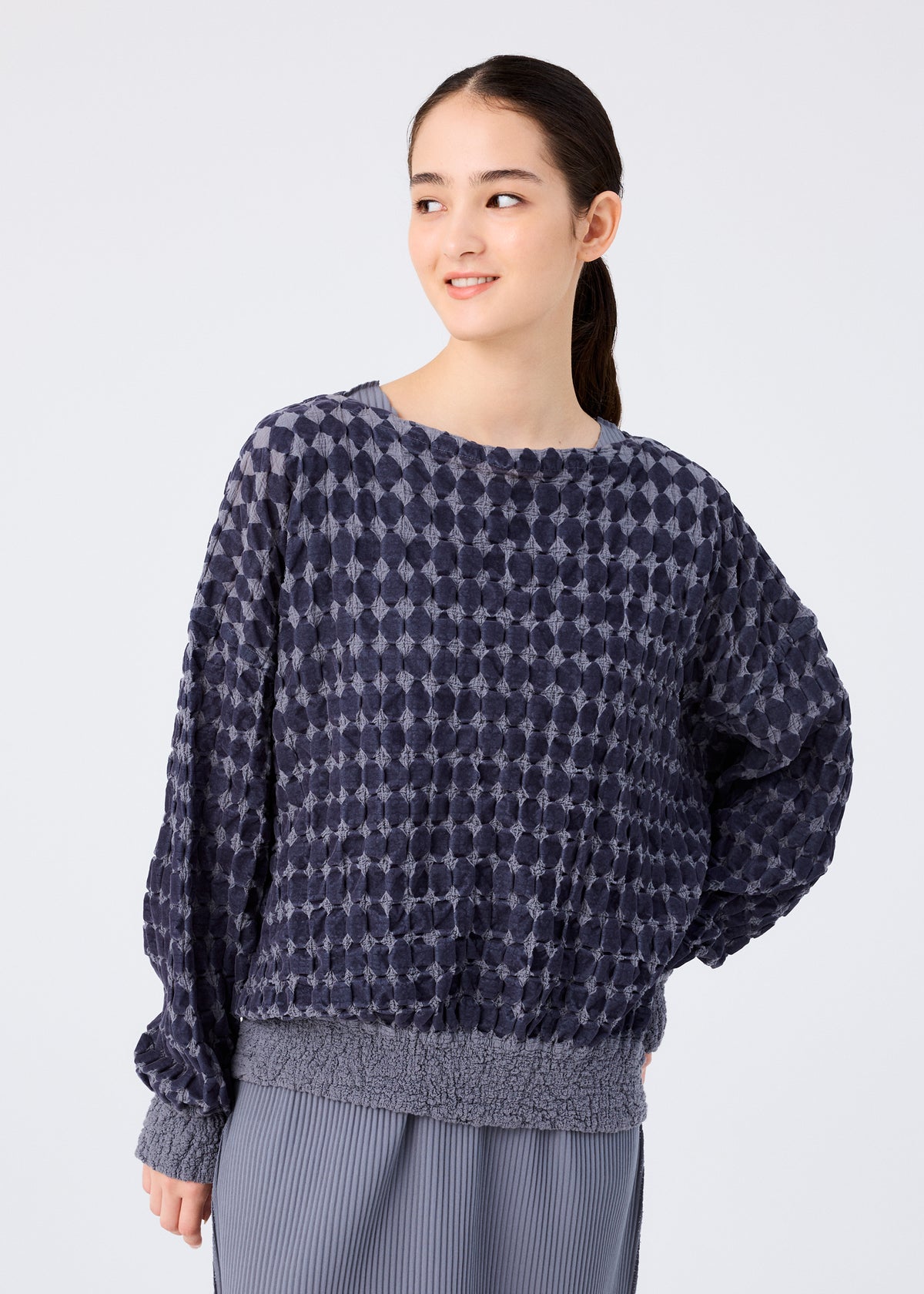 DIAMOND FLOCKY CAULIFLOWER、ウィメンズ_トップス_トップ、着用画像1