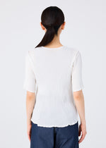 SEE-THROUGH CREPE COLOR、ウィメンズ_トップス_トップ、着用画像2