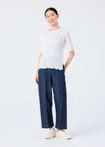 SEE-THROUGH CREPE COLOR、ウィメンズ_トップス_トップ、着用画像3