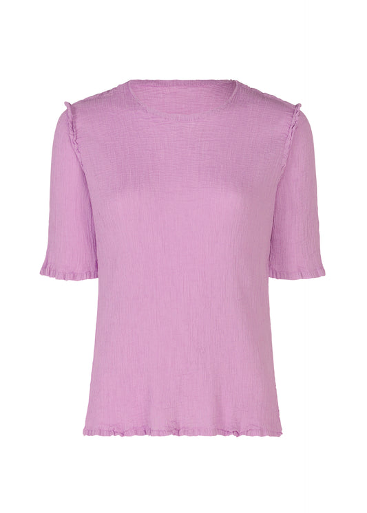 SEE-THROUGH CREPE COLOR、ウィメンズ_トップス_トップ、ピンク