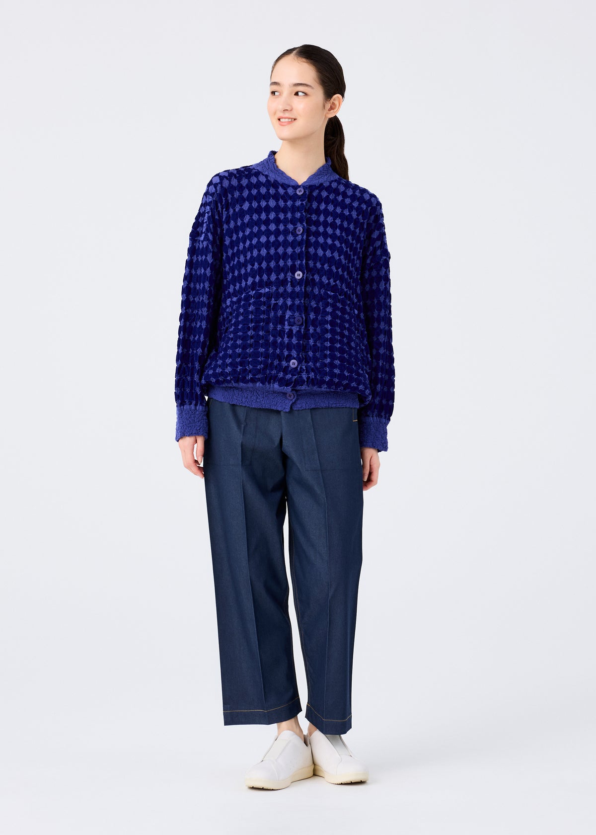 DIAMOND FLOCKY CAULIFLOWER、ウィメンズ_トップス_カーディガン、着用画像3