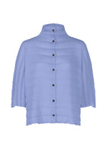 RIPPLE SEE-THROUGH CREPE、ウィメンズ_トップス_カーディガン、パープル