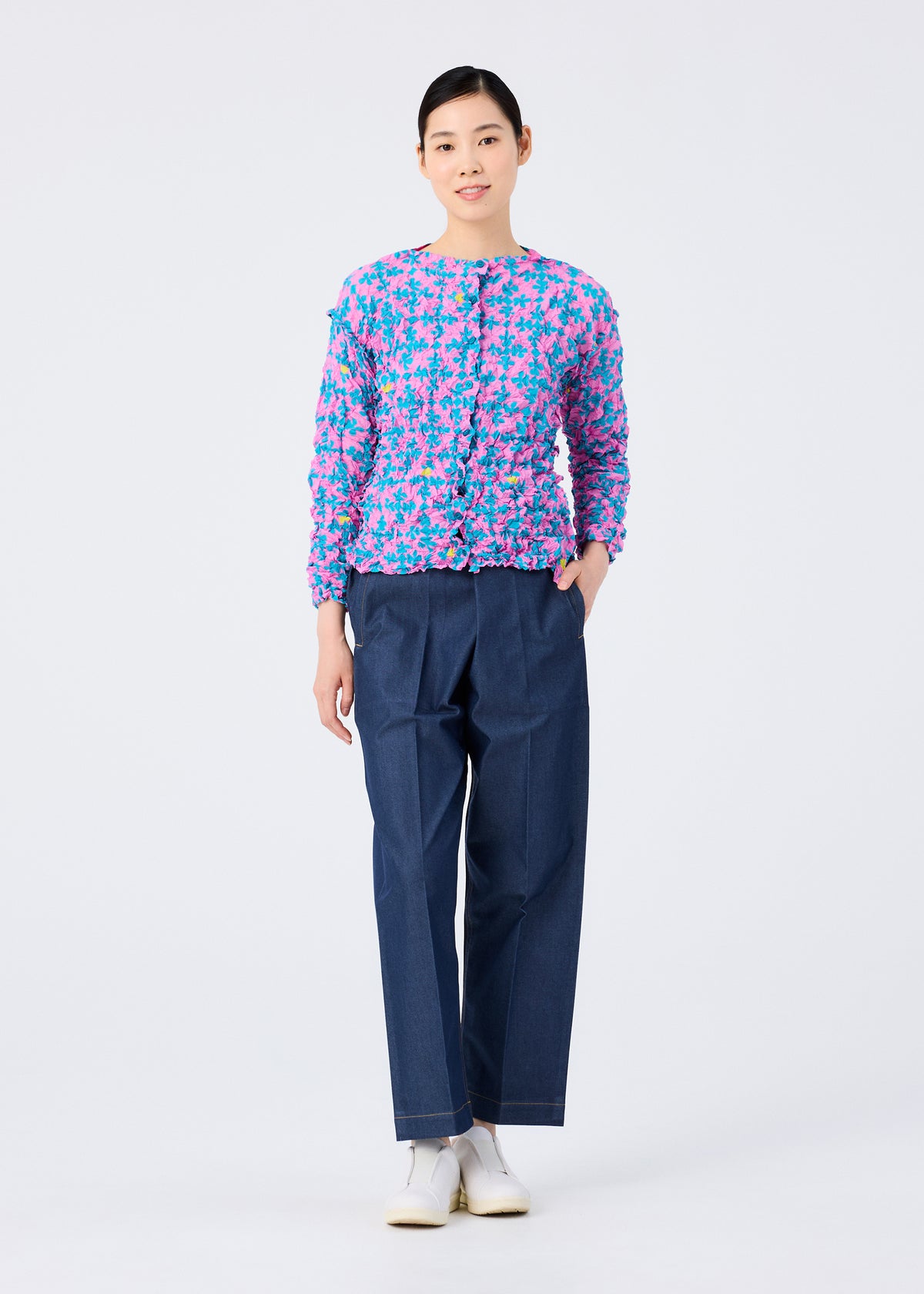 SUIT MERINGUE TOP、ウィメンズ_トップス_カーディガン、着用画像3