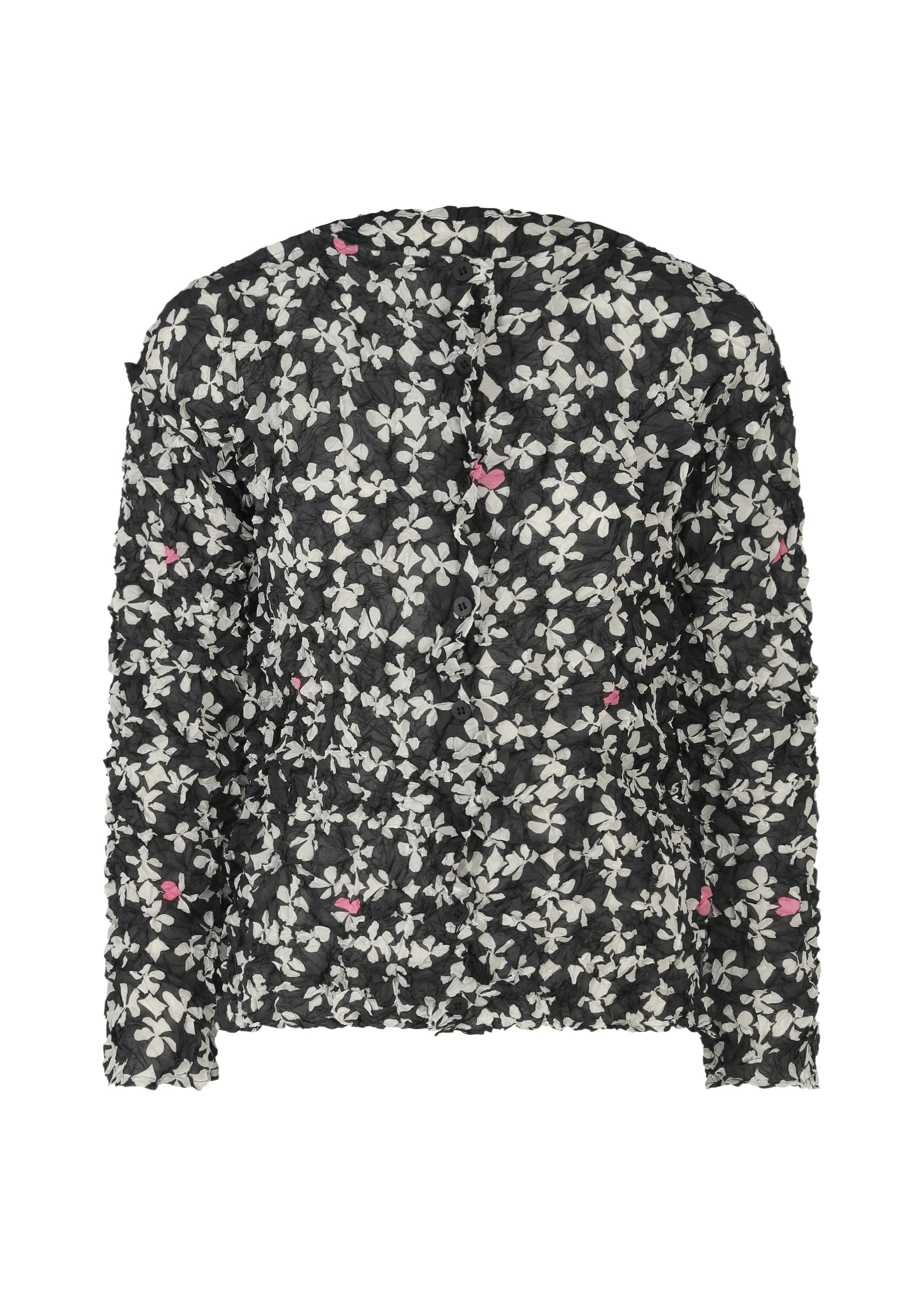 me ISSEY MIYAKE MERINGUE TOP  カーディガン 黒 MERINGUE TOP – isseymiyake.com