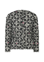 SUIT MERINGUE TOP、ウィメンズ_トップス_カーディガン、ブラック