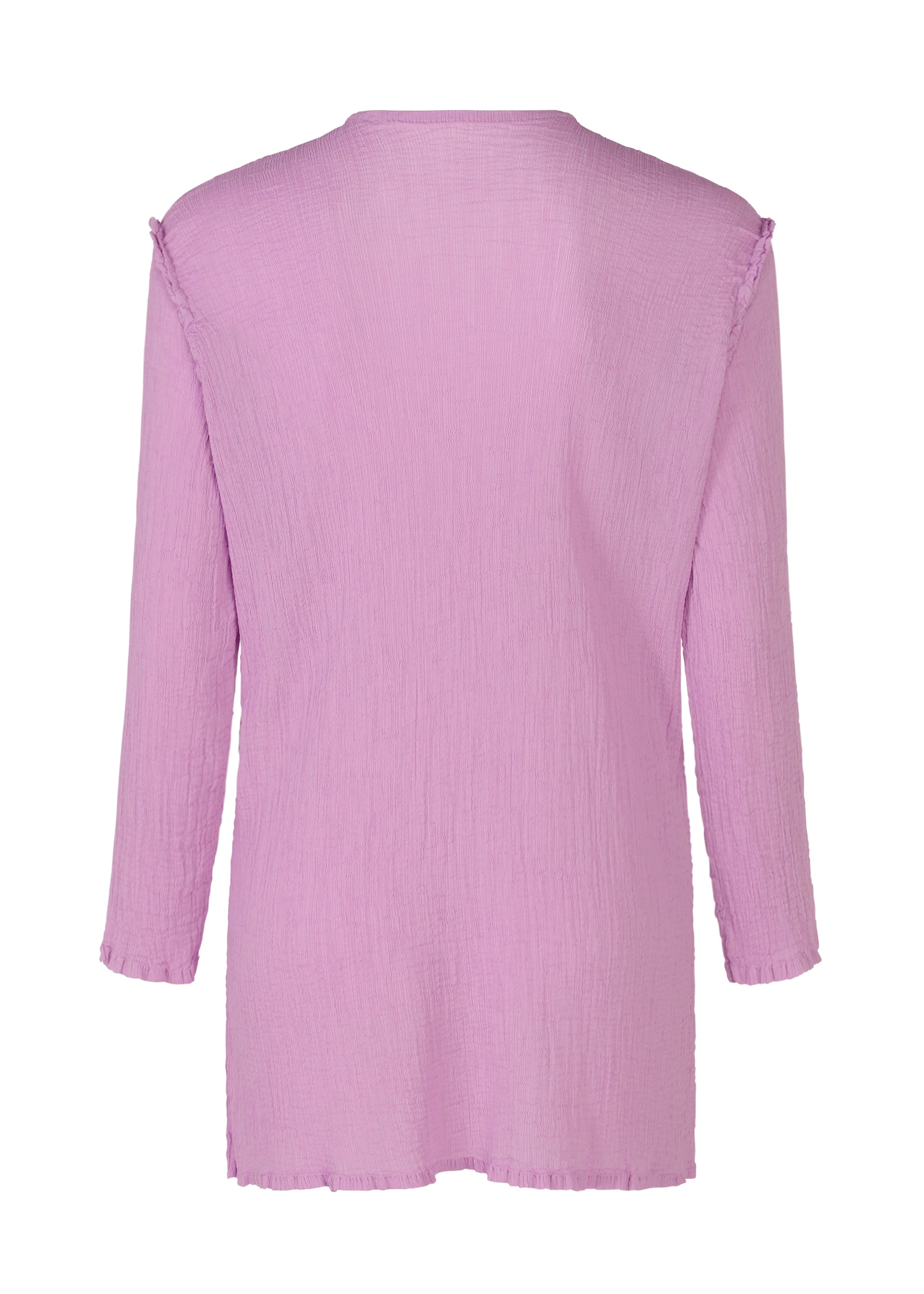 me ISSEY MIYAKE シースルークレープ　カーディガン　薄パープル SEE-THROUGH CREPE COLOR – isseymiyake.com